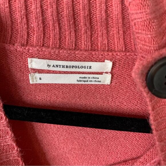 Anthropologie NEW pink mock neck tunic sweater size small - Picture 4 of 7